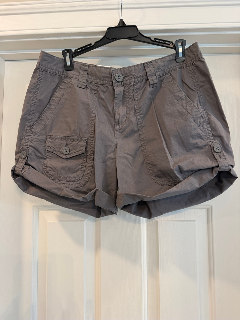 Calvin Klein Casual Gray Women's Utility Shorts
